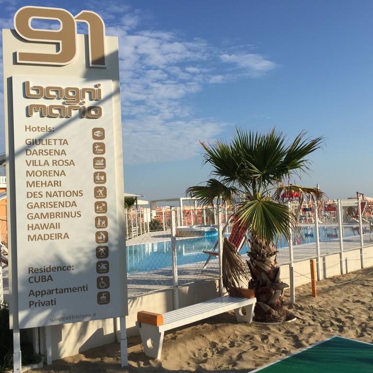 Hotel Mehari Riccione Ngoại thất bức ảnh